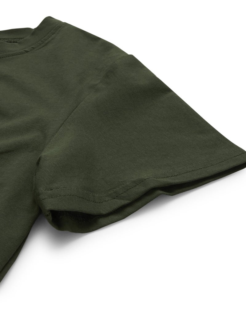 SweatyRocks Women's Summer Short Sleeve Tee Distressed Ripped Crop T-shirt Tops Green M - Image 5